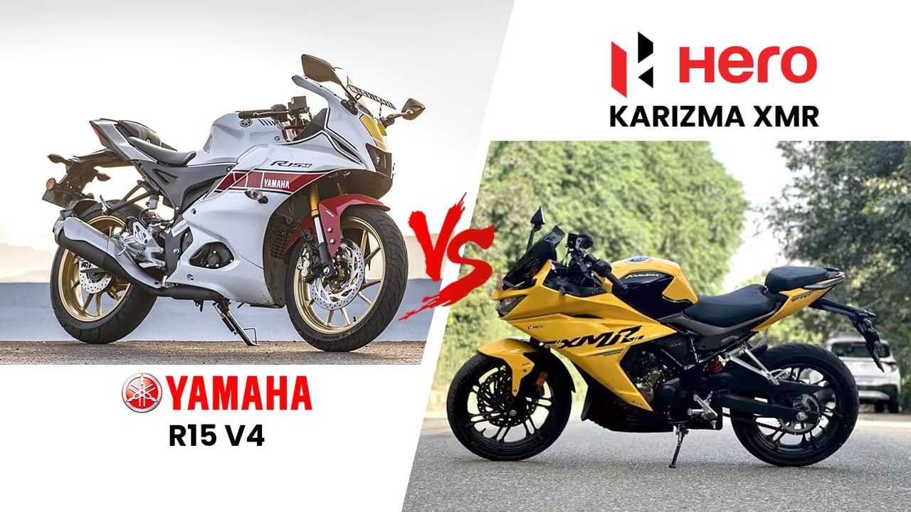 Yamaha R15 V4 vs Hero Karizma XMR: Which Sport bike To Bike? Yamaha R15 V4 vs Hero Karizma XMR: Which Sport bike To Bike?