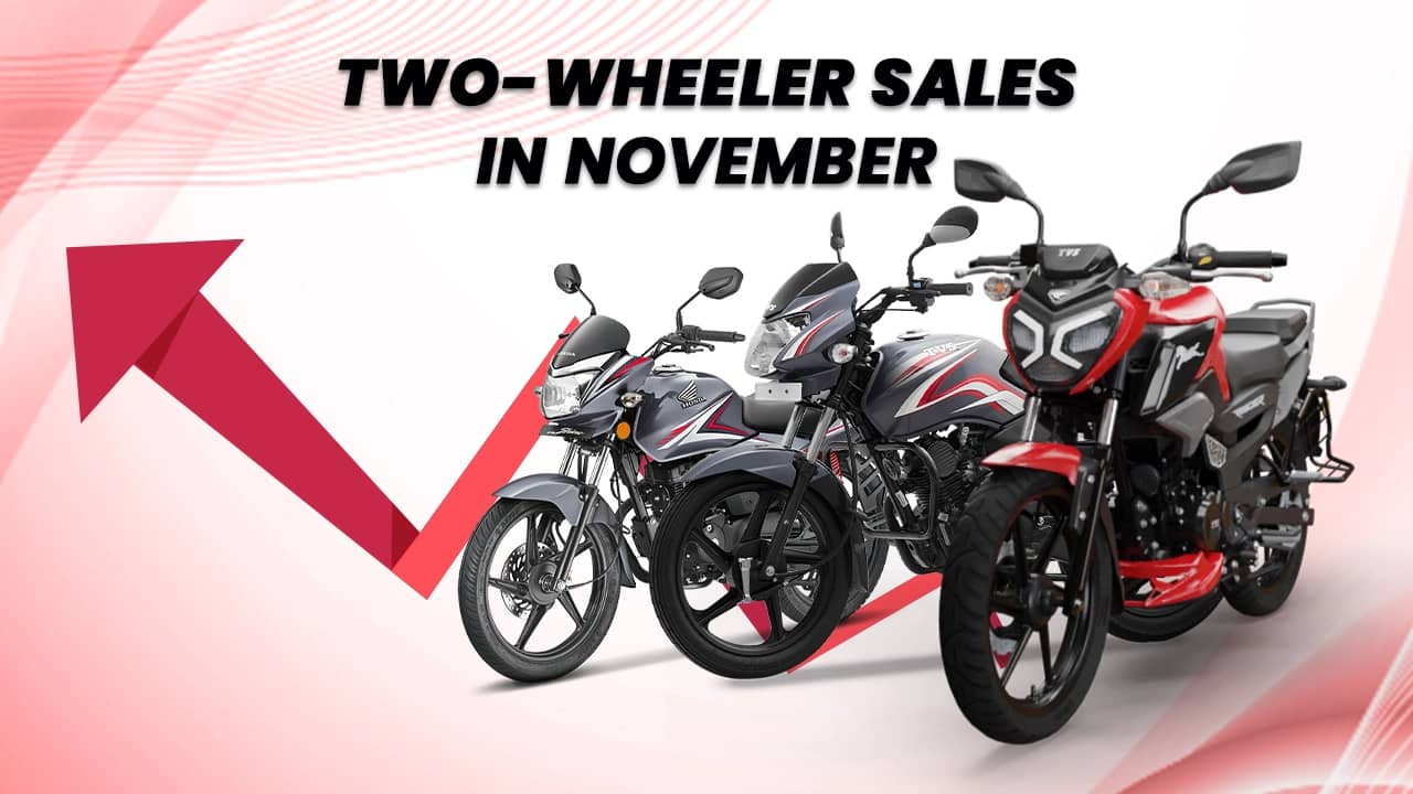 Two-Wheeler Sales In November 2023: Decline In MoM, Growth In YoY Numbers Two-Wheeler Sales In November 2023: Decline In MoM, Growth In YoY Numbers
