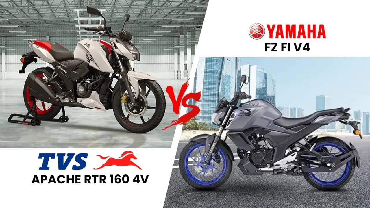 2024 Yamaha FZ Fi V4 vs 2024 TVS Apache RTR 160 4V: Which Is The 160cc King? 2024 Yamaha FZ Fi V4 vs 2024 TVS Apache RTR 160 4V: Which Is The 160cc King?