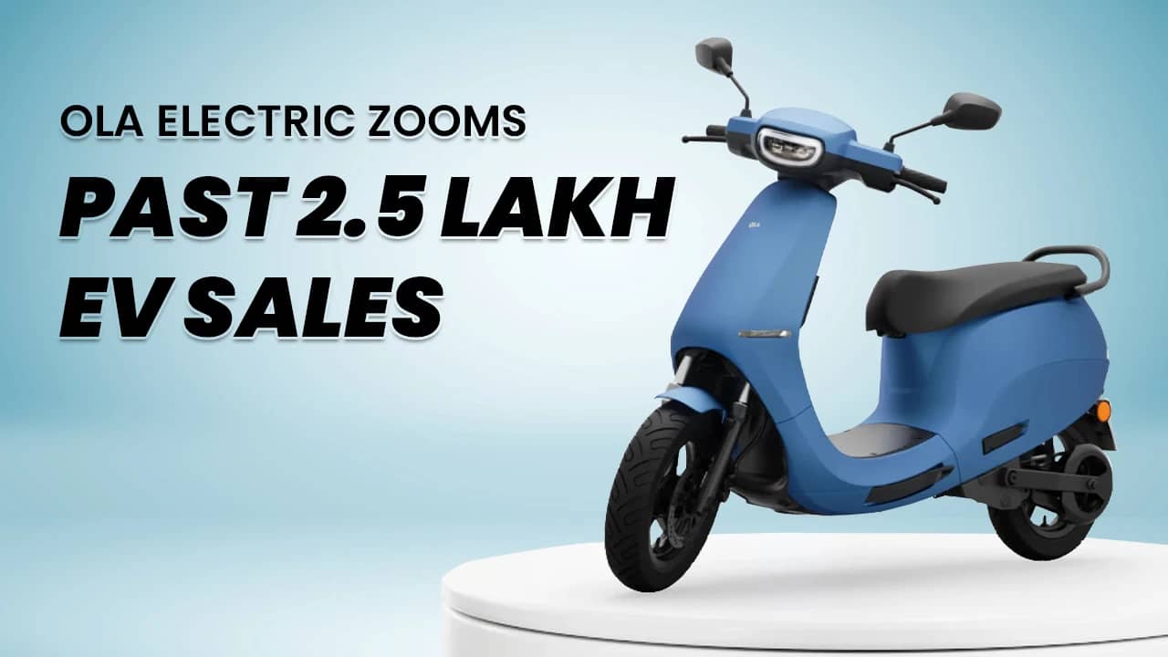 Ola Electric Zooms Past 2.5 Lakh EV Sales In 2023, First Company To Hit Milestone Ola Electric Zooms Past 2.5 Lakh EV Sales In 2023, First Company To Hit Milestone