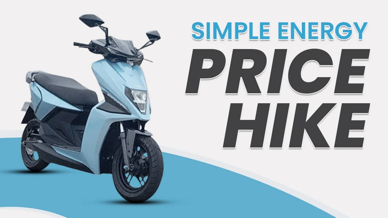 Simple Energy Slaps Rs40,000 Price Hike on One Electric Scooter Simple Energy Slaps Rs40,000 Price Hike on One Electric Scooter