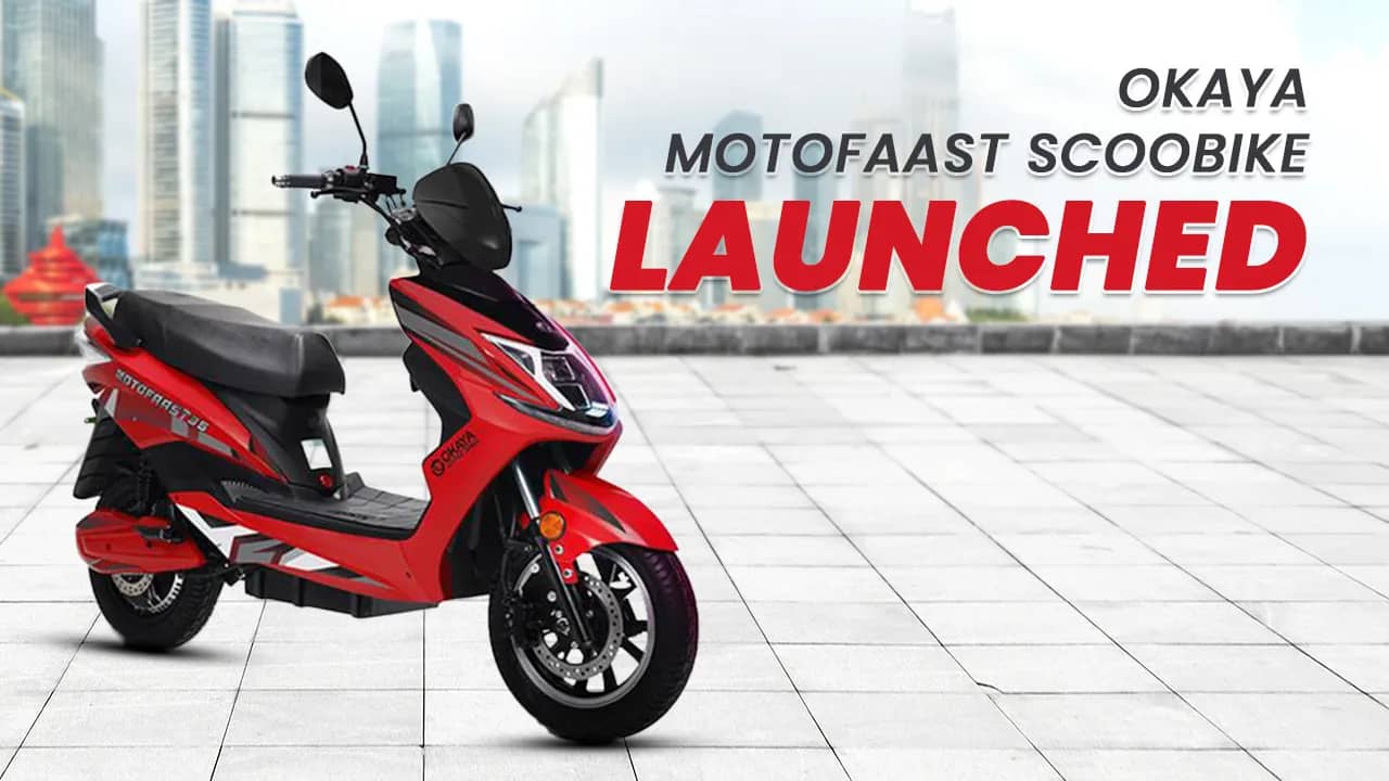 Okaya Motofaast Scoobike Launched, Gets 130 km range Okaya Motofaast Scoobike Launched, Gets 130 km range
