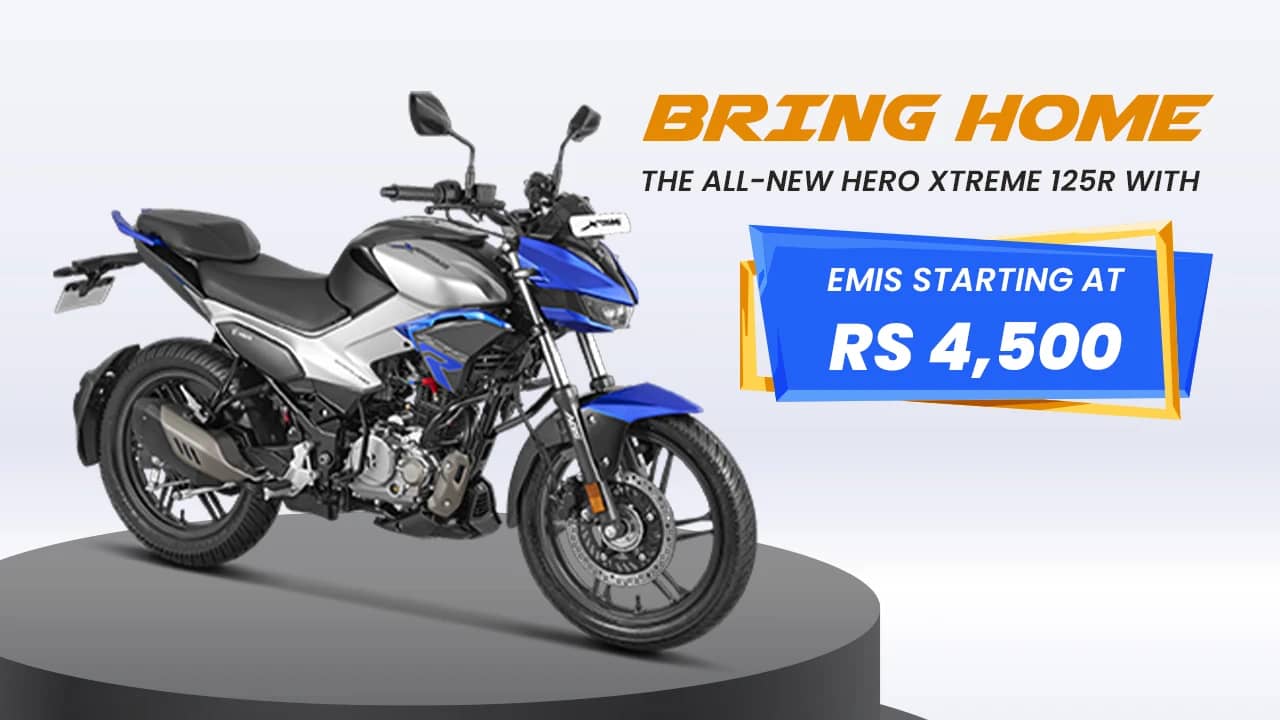 Affordable Financing Options for the Hero Xtreme 125R 2024: EMIs Starting at Rs 4,500 Affordable Financing Options for the Hero Xtreme 125R 2024: EMIs Starting at Rs 4,500
