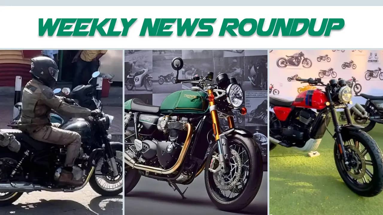 Weekly News Roundup: Bullet 650 Spying To Info On Triumph Thruxton, And Smart Accessories From Ather Weekly News Roundup: Bullet 650 Spying To Info On Triumph Thruxton, And Smart Accessories From Ather