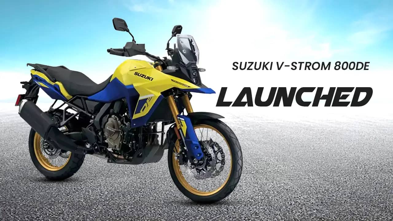 Suzuki V-Strom 800DE Launched In India At Rs 10.30 Lakh Suzuki V-Strom 800DE Launched In India At Rs 10.30 Lakh
