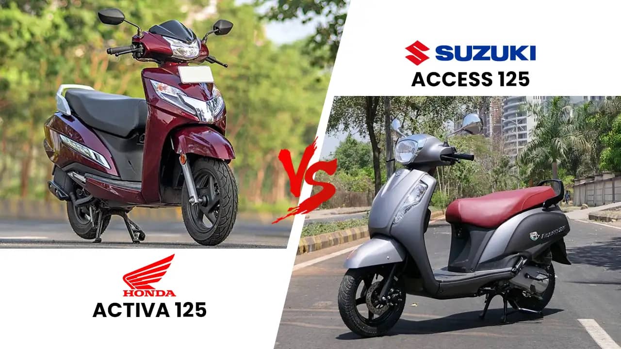 Honda Activa 125 vs Suzuki Access 125: Design & Features Honda Activa 125 vs Suzuki Access 125: Design & Features