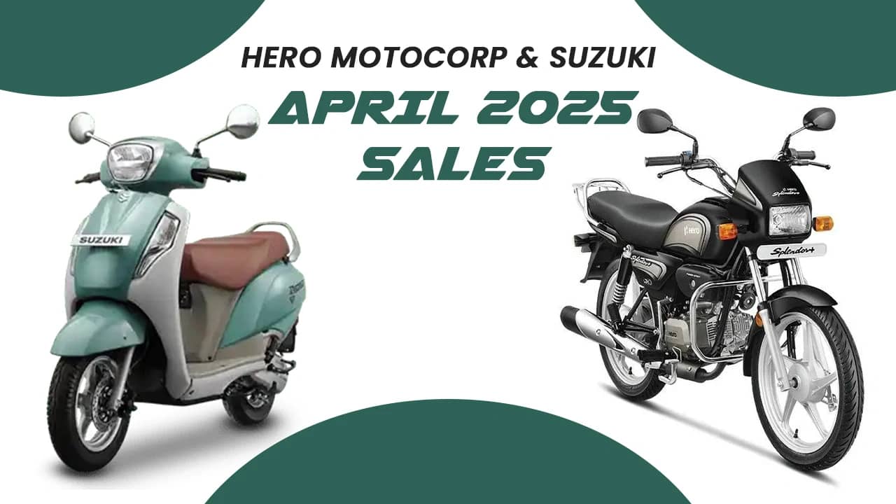 Hero MotoCorp Sales Plunge While Suzuki Records Growth: Hero and Suzuki Sales in April 2025 Hero MotoCorp Sales Plunge While Suzuki Records Growth: Hero and Suzuki Sales in April 2025