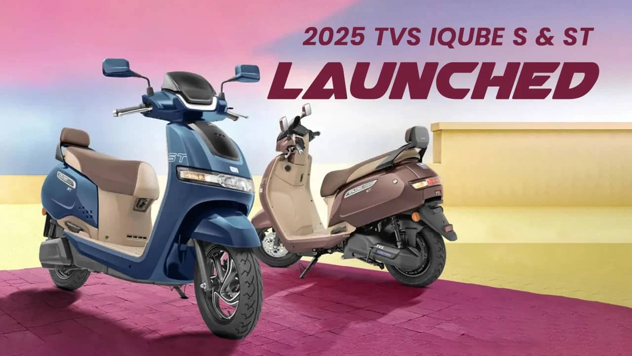 2025 TVS iQube S & ST Launched in India: Up to 212km Range, New Features & Prices! 2025 TVS iQube S & ST Launched in India: Up to 212km Range, New Features & Prices!