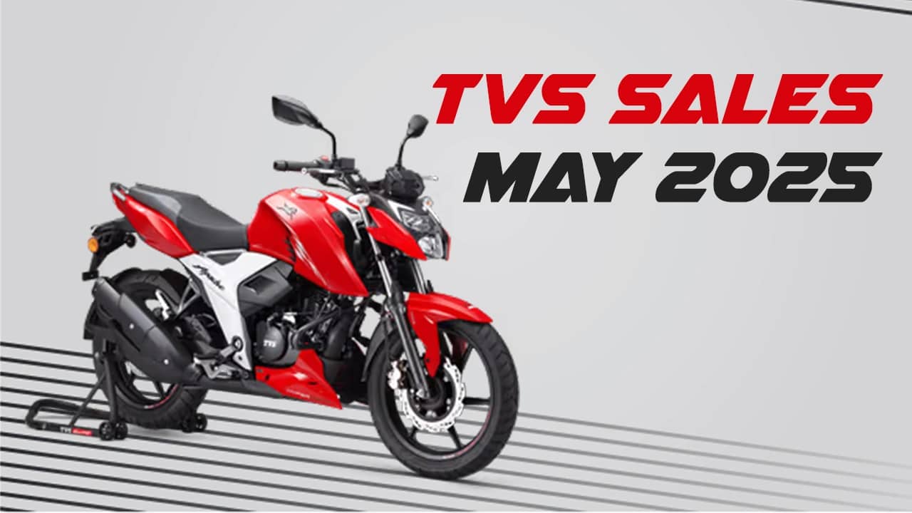 TVS Sales May 2025: 16% Growth in India Driven by iQube, Apache & Jupiter TVS Sales May 2025: 16% Growth in India Driven by iQube, Apache & Jupiter