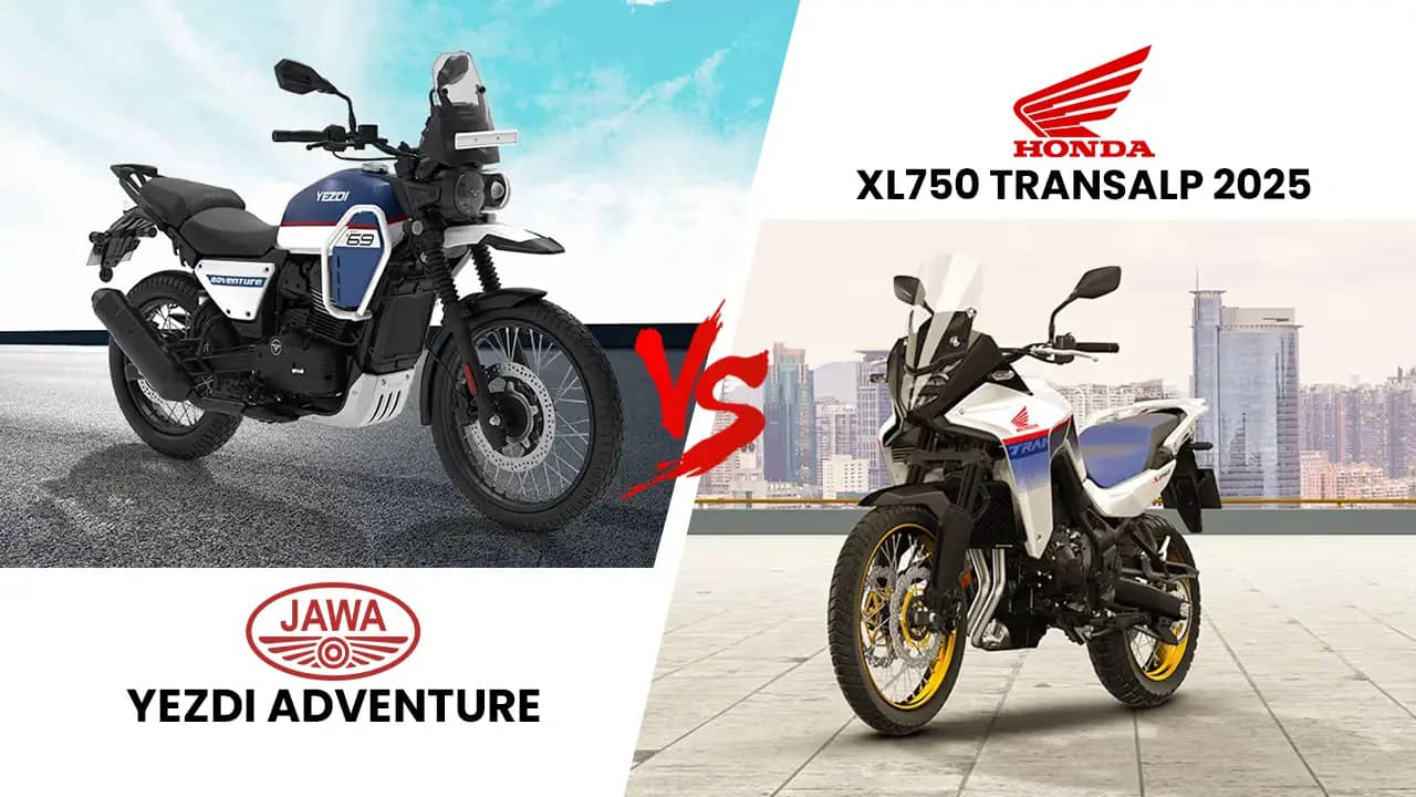 Yezdi Adventure vs Honda XL750 Transalp 2025: Adventure Bike Showdown Yezdi Adventure vs Honda XL750 Transalp 2025: Adventure Bike Showdown
