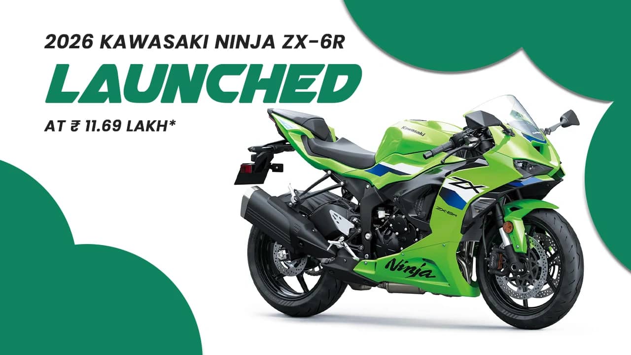2026 Kawasaki Ninja ZX-6R Launched in India: New Look, Same Inline-4 Power 2026 Kawasaki Ninja ZX-6R Launched in India: New Look, Same Inline-4 Power