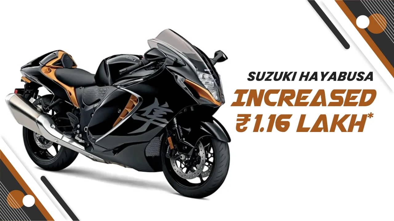 Suzuki Hayabusa Price Increased: Now Rs 18.06 Lakh in India Suzuki Hayabusa Price Increased: Now Rs 18.06 Lakh in India