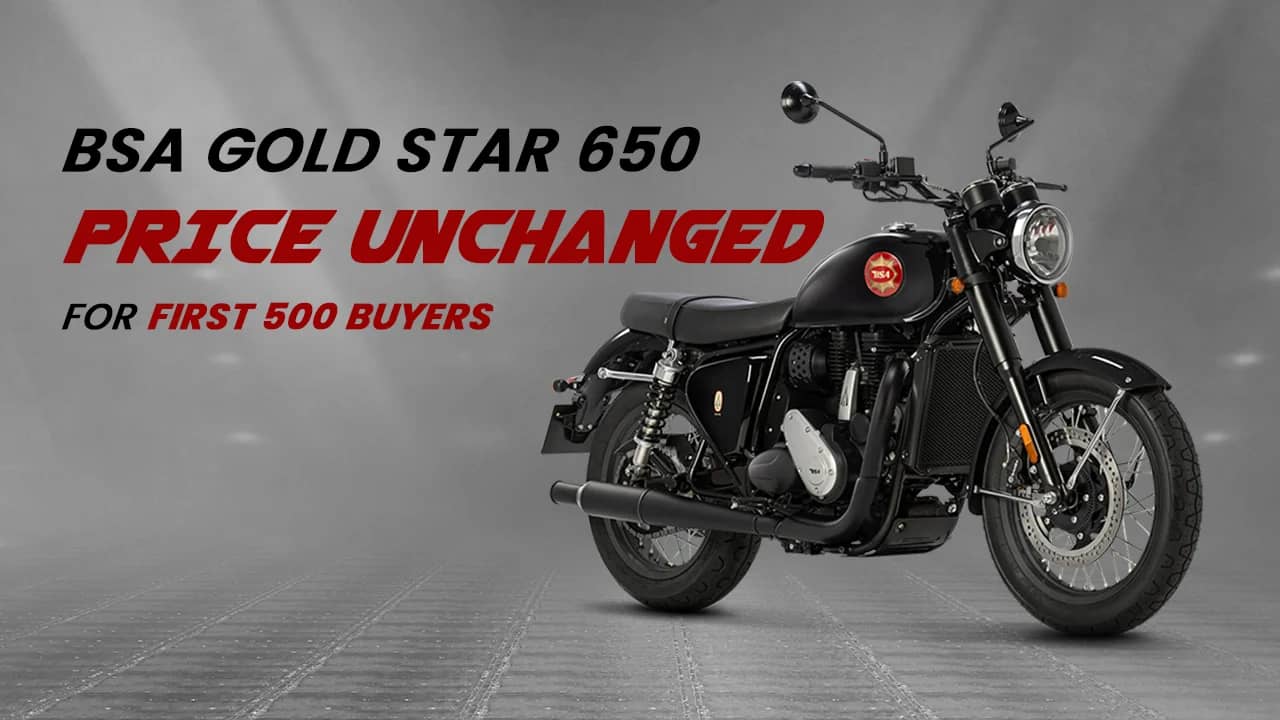 BSA Gold Star 650 Price Stays Same for First 500 Buyers BSA Gold Star 650 Price Stays Same for First 500 Buyers