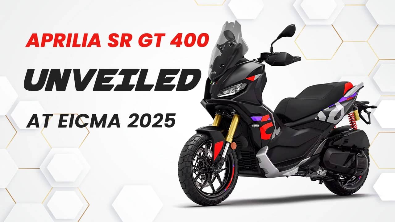 Aprilia SR GT 400 Unveiled at EICMA 2025: ADV Scooter Redefined Aprilia SR GT 400 Unveiled at EICMA 2025: ADV Scooter Redefined