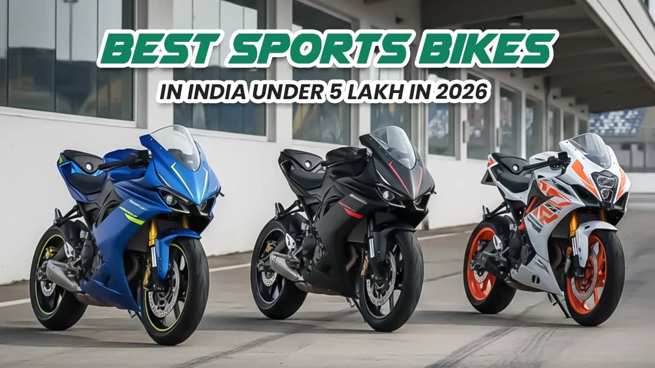 Best Sports Bikes in India Under 5 Lakh in 2026 Best Sports Bikes in India Under 5 Lakh in 2026