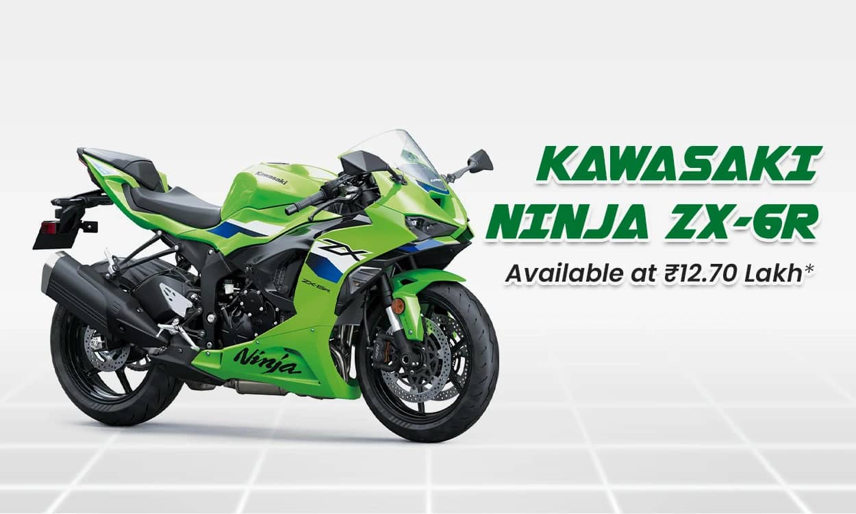 Kawasaki Ninja ZX-6R Price in India: Rs 12.70 Lakh Kawasaki Ninja ZX-6R Price in India: Rs 12.70 Lakh