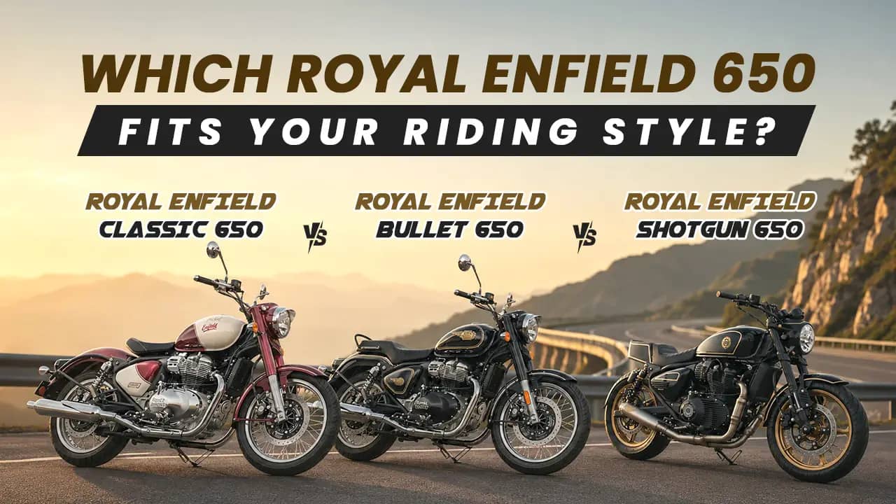 Classic 650 vs Bullet 650 vs Shotgun 650: Which Royal Enfield 650 Actually Fits Your Riding Style? Classic 650 vs Bullet 650 vs Shotgun 650: Which Royal Enfield 650 Actually Fits Your Riding Style?