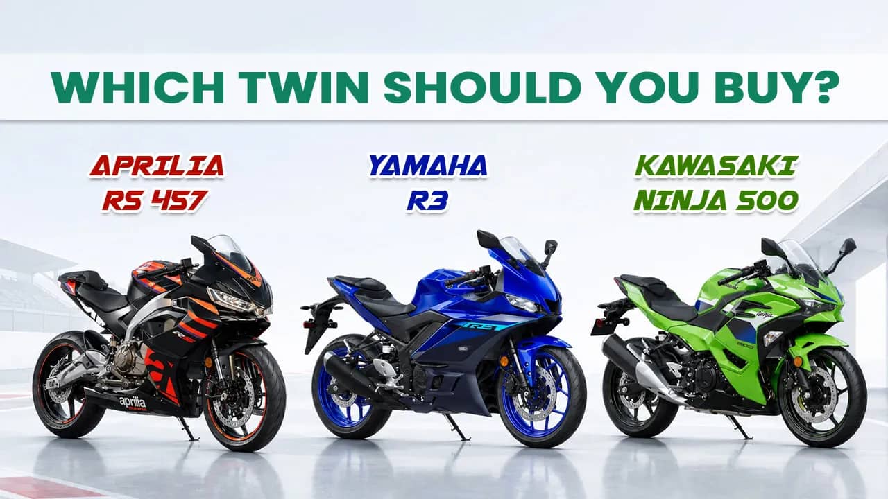 Aprilia RS 457 vs Yamaha R3 vs Kawasaki Ninja 500: Which Twin Should You Buy? Aprilia RS 457 vs Yamaha R3 vs Kawasaki Ninja 500: Which Twin Should You Buy?