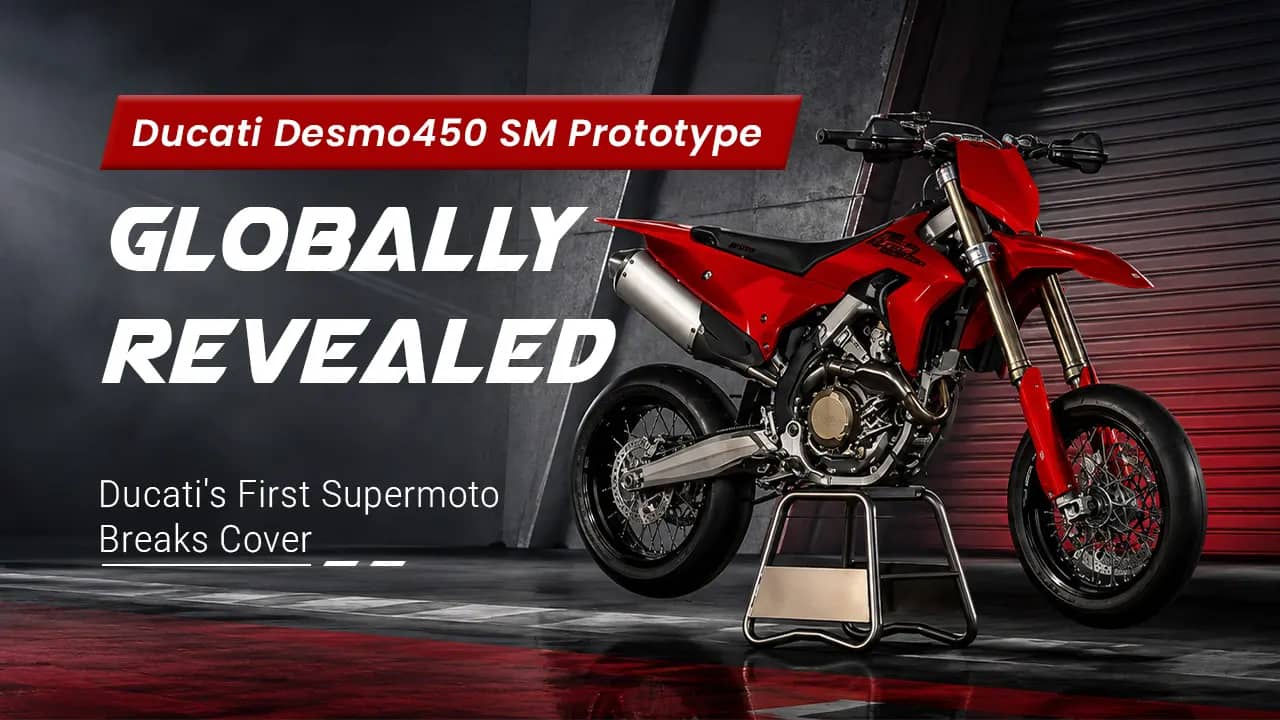 Ducati Desmo450 SM Prototype Globally Revealed: Ducati's First Supermoto Breaks Cover Ducati Desmo450 SM Prototype Globally Revealed: Ducati's First Supermoto Breaks Cover