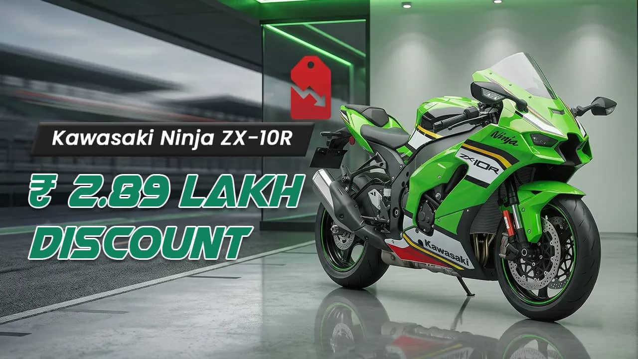 Kawasaki Ninja ZX-10R Rs 2.89 Lakh Discount: What It Really Costs On-Road in India Kawasaki Ninja ZX-10R Rs 2.89 Lakh Discount: What It Really Costs On-Road in India