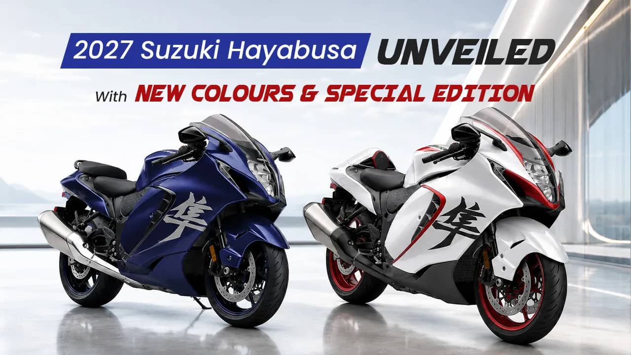 2027 Suzuki Hayabusa Unveiled With New Colours And Special Edition: What It Means For India 2027 Suzuki Hayabusa Unveiled With New Colours And Special Edition: What It Means For India