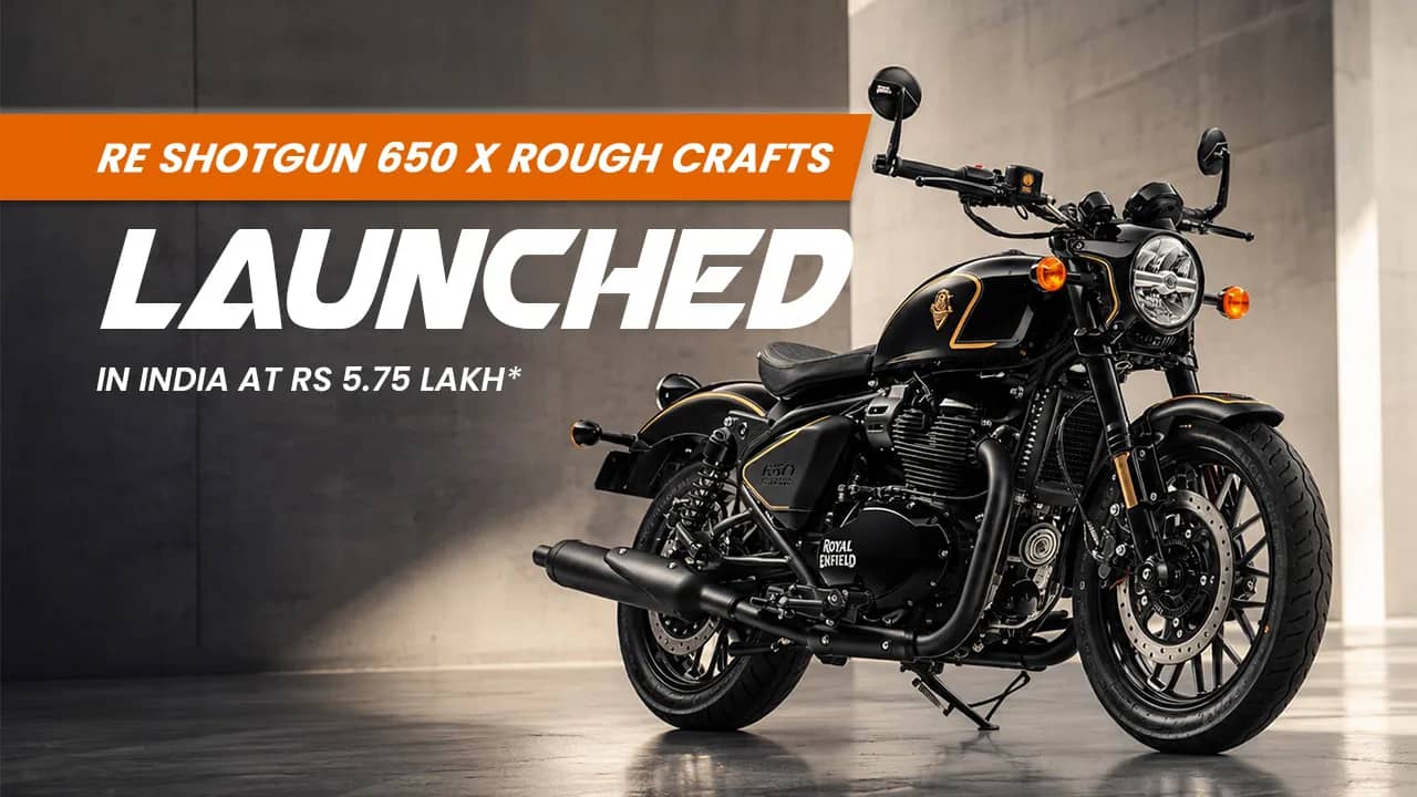 Royal Enfield Shotgun 650 x Rough Crafts Launched in India at Rs 5.75 Lakh Royal Enfield Shotgun 650 x Rough Crafts Launched in India at Rs 5.75 Lakh