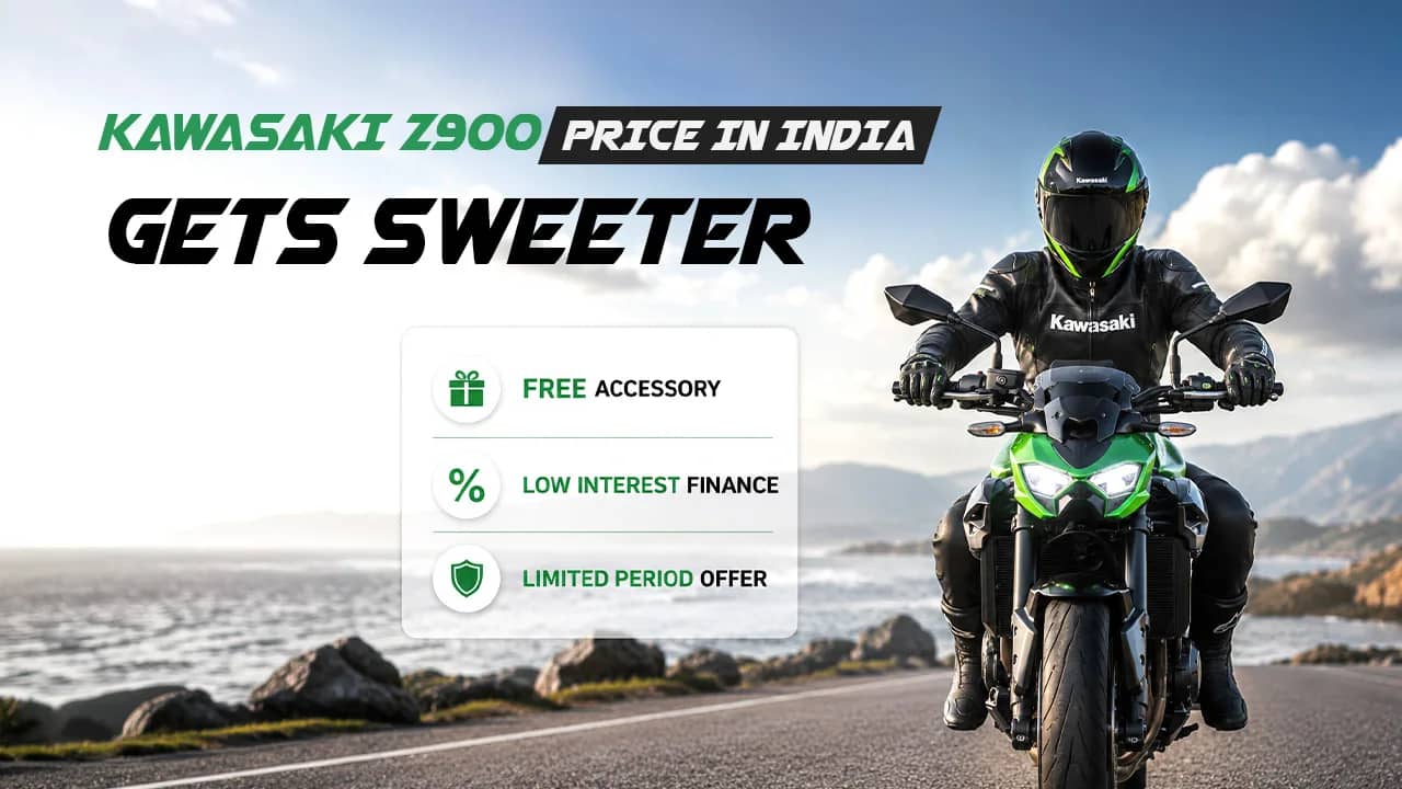 Kawasaki Z900 Price in India Gets Sweeter With Free Accessory and Finance Offer This Month Kawasaki Z900 Price in India Gets Sweeter With Free Accessory and Finance Offer This Month