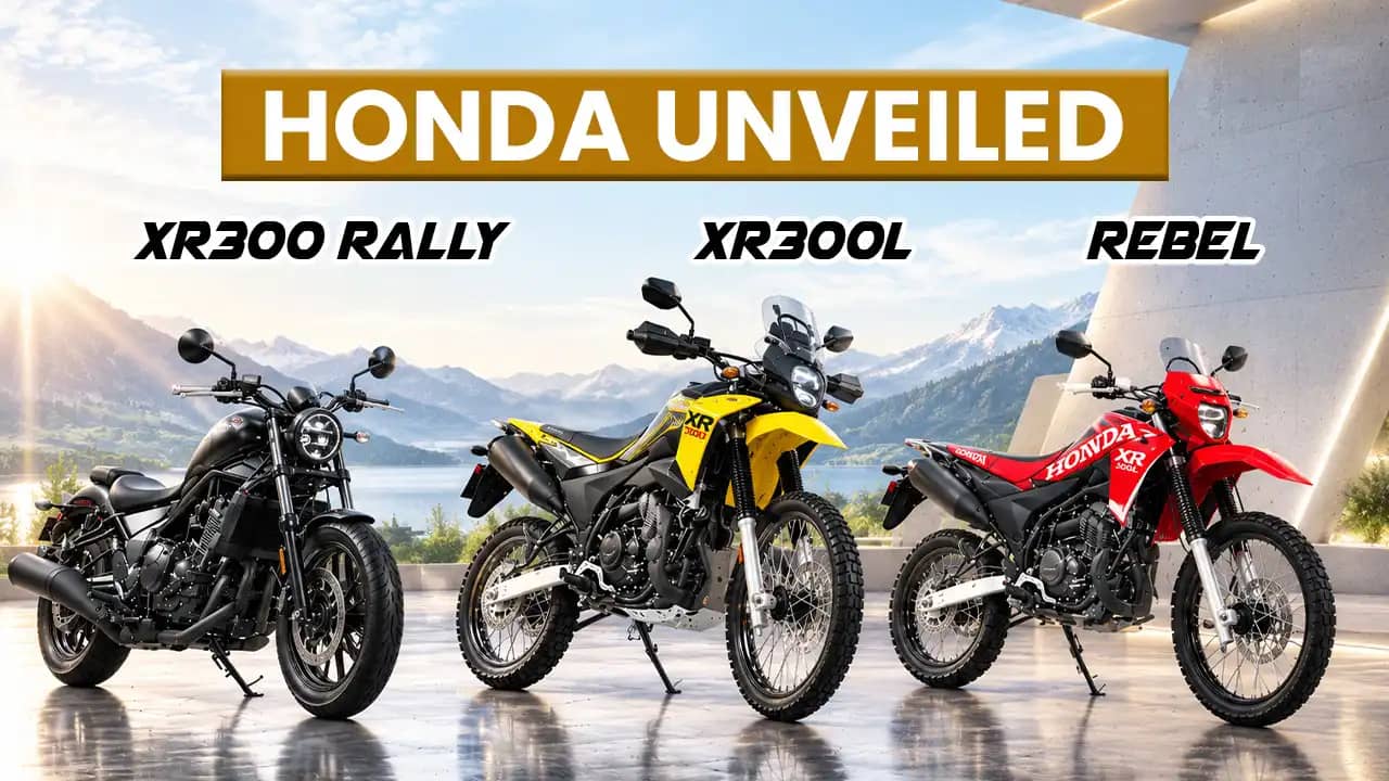 Honda XR300 Rally, XR300L And Rebel Lineup Unveiled In India Honda XR300 Rally, XR300L And Rebel Lineup Unveiled In India