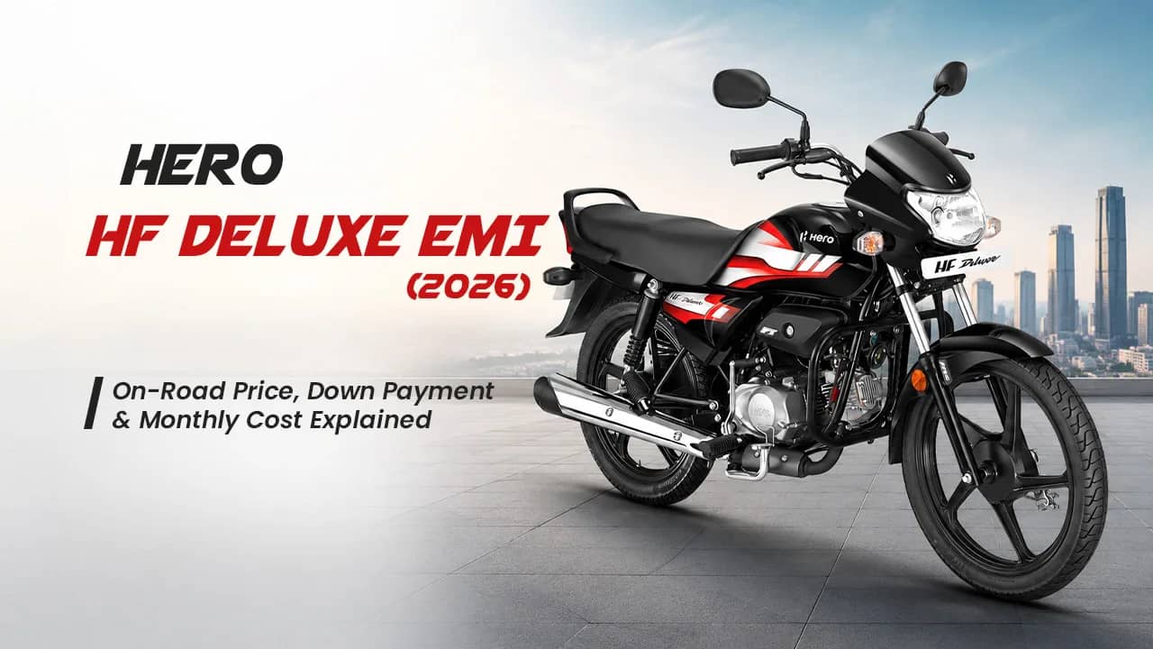 Hero HF Deluxe EMI (2026): On-Road Price, Down Payment & Monthly Cost Explained Hero HF Deluxe EMI (2026): On-Road Price, Down Payment & Monthly Cost Explained