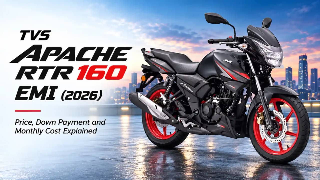 TVS Apache RTR 160 EMI and Down Payment for an Everyday Sporty Commuter TVS Apache RTR 160 EMI and Down Payment for an Everyday Sporty Commuter