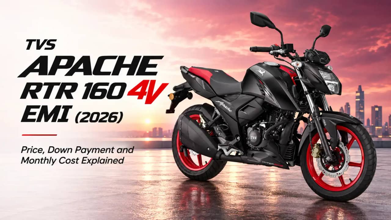 TVS Apache RTR 160 4V EMI Price and the Cost of Better Braking Equipment TVS Apache RTR 160 4V EMI Price and the Cost of Better Braking Equipment
