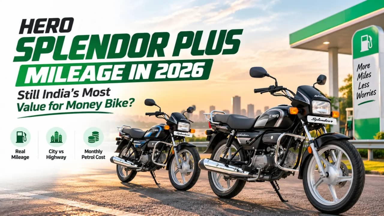 Hero Splendor Plus Mileage in 2026: Is It Still One of India's Most Economical Hero Splendor Plus Mileage in 2026: Is It Still One of India's Most Economical
